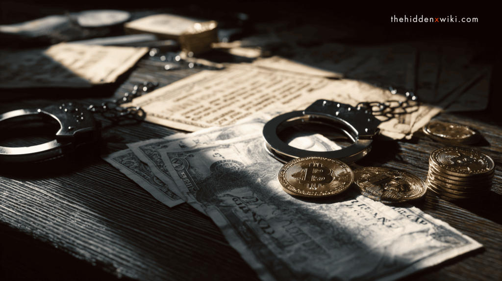 Hand cuffs - Dark web arrests